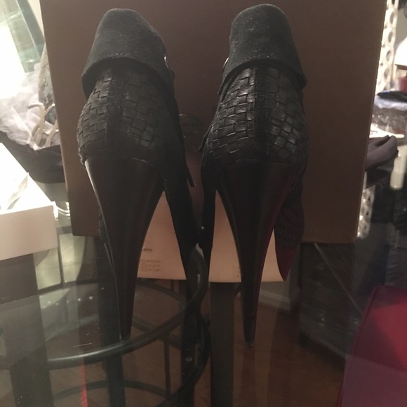 Bebe Laurie Suede/Leather Bootie (Size 10) - Picture 3 of 4